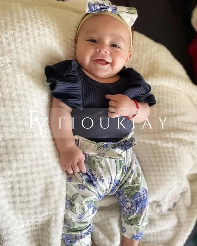 Miniatura 87 de fioukiay Conjunto de ropa de verano para bebés y niñas recién nacidas prematuros, mameluco, pantalones, diadema, conjunto de ropa para el verano
