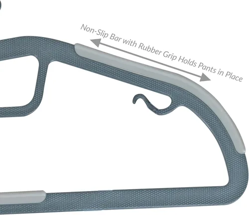 Miniatura 4 de Simplify Paquete de 24 ganchos definitivos Protector de collar en forma de S Ultrafino Antideslizante Barra de accesorios Cinturones