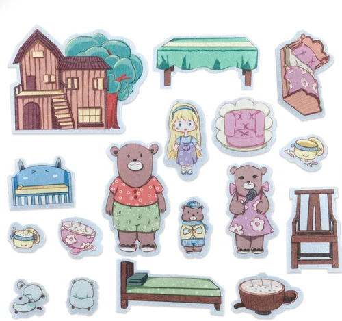 Miniatura 11 de CHEFAN Historias de tablero de franela de fieltro para niños pequeños, 5 pequeñas ranas moteadas, juego de números, reconocer animales, habilidad