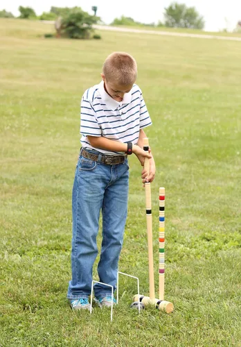 Miniatura 6 de Juego de Croquet de madera de arce de lujo, 6 jugadores