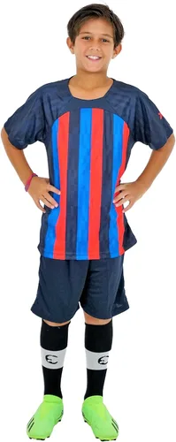 Miniatura 2 de Uniformes de fútbol para niños, camiseta deportiva y pantalones cortos para niños, ropa deportiva, unisex, de 4 a 14 años