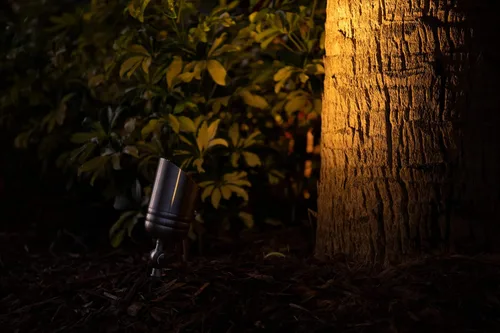 Miniatura 5 de VOLT Pack de 20 focos LED Fat Boy de acero inoxidable de 12 V para iluminación de paisaje de bajo voltaje para patio, césped, jardín, árboles y casa