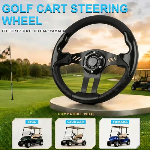 Miniatura 4 de Volante de carrito de golf para EZGO TXT/RXV, Club Car DS/Precedent/Tempo, Yamaha G29/Drive/Drive 2 y la mayoría de los modelos de carrito de golf