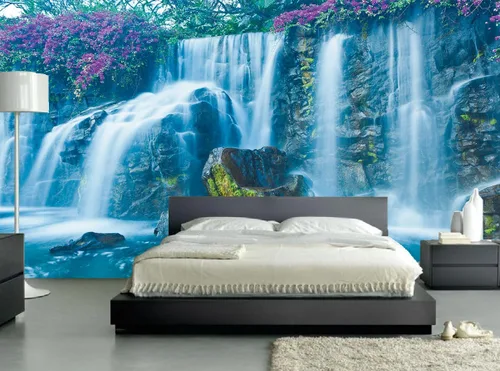 Miniatura 29 de FLFK Murales de Pared Despegables y Adhesivos de Paisaje de Cascada 78.7"x59" - Papel Tapiz Autoadhesivo Pintura Adhesivo Grande XXL Póster