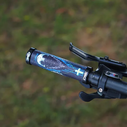 Miniatura 4 de CHOOEE Manillar de bicicleta de montaña con abrazadera de doble bloqueo, manillar de ciclismo antideslizante de goma MTB Grips,0.866 in Bicicletas