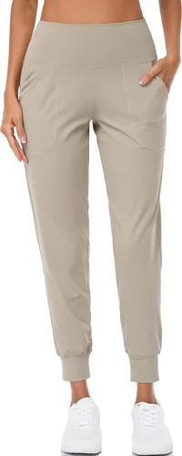 Miniatura 133 de Oalka - Pantalones deportivos para mujer, con cintura alta y bolsillos, para hacer deporte, yoga y entrenar