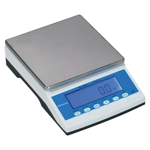 Miniatura 11 de Brecknell Balanzas de laboratorio de precisión MBS-300, capacidad de 10.58 oz, LCD grande, placa superior de acero de 4.65 pulgadas, interfaz
