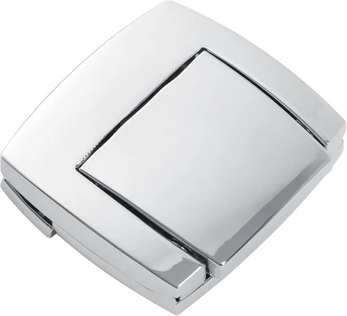 Miniatura 3 de TCMT Paquete de 11 cierres cromados para maletero de maquinilla de afeitar cortada King con llaves para Harley Pack Trunk Electra Glide Road King