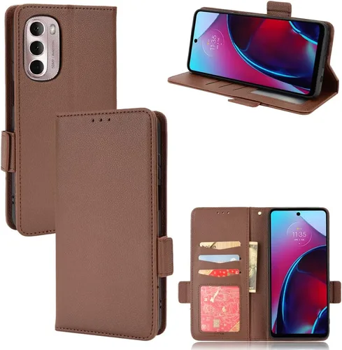 Miniatura 183 de Funda de piel sintética compatible con Motorola Moto E22 4G, funda de piel sintética compatible con Motorola Moto E22i 4G, color negro