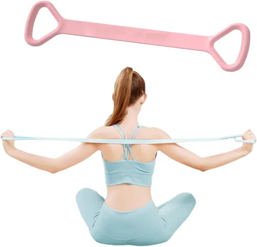 Figura 8 banda de resistencia, brazo y espalda, hombro, cuerda elástica, banda de fitness, pie, pierna, estirador de manos, ejercitador de brazos