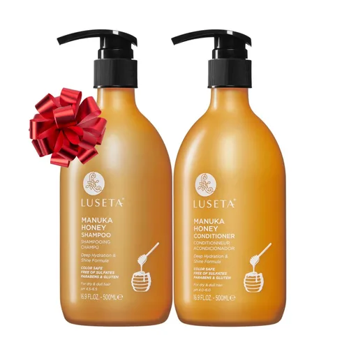 Miniatura 9 de Luseta - Juego de champú y acondicionador de queratina tratamiento hidratante para cabello seco, suavizar y reparar el cabello dañado para mujeres