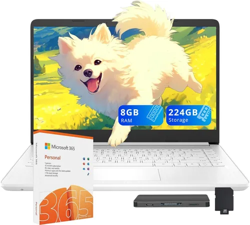 Miniatura 5 de 2022 HP 14" FHD IPS Laptop, Windows 11, procesador Ryzen 3 hasta 3.35GHz, 4GB de RAM, SSD de 128GB, WiFi súper rápido, HDMI, Dale Silver