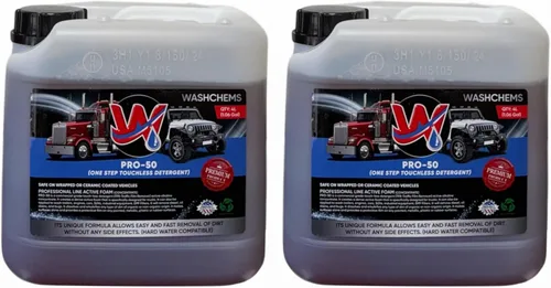 Miniatura 11 de Detergente en Jabón Concentrado Pro 50 Wash Chems para Lavado de Auto sin Tocar, Grado Comercial Profesional Limpiador de Espuma Automotriz También