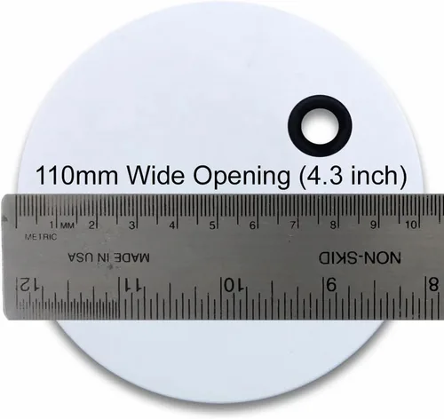 Miniatura 4 de Home Brew Ohio Tarro de boca ancha de vidrio de un galón con tapa sólida