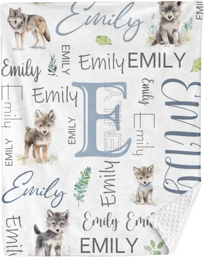 Miniatura 2 de Mantas de bebé personalizadas para niñas, manta de oso de bebé, manta de bebé de felpa suave Minky con nombre que recibe mantas para niñas, recién