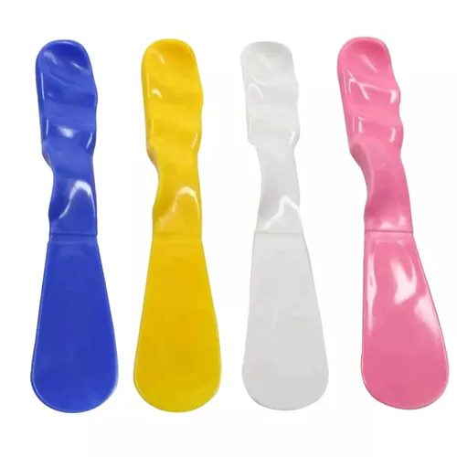 4 espátulas de mango autoclavables de 7.5 pulgadas, espátula recta dental, mezclador de alginador dental, espátula de mezcla de alginato, espátula