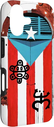 Miniatura 3 de Funda con diseño de bandera de Puerto Rico Coqui Sun Taíno, Boricua Pride Cover Case para iPhone 17