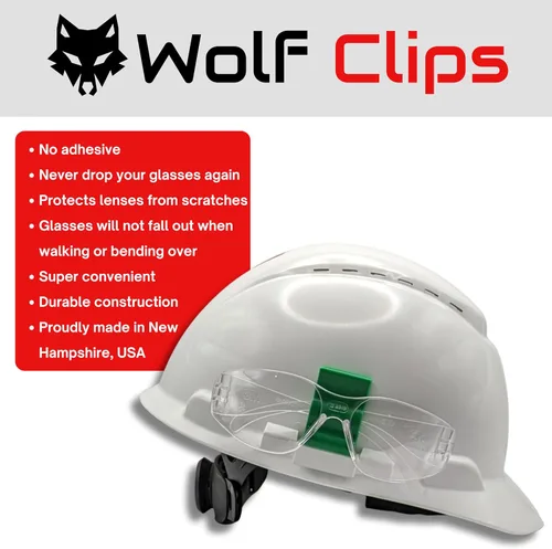 Miniatura 2 de Diligence, clips de lobo, accesorio para casco duro, soporte para gafas de sol o gafas de sol, color verde