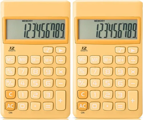 Miniatura 9 de Mr. Pen - Calculadora solar de función estándar, 12 dígitos, rosa claro, tamaño de bolsillo