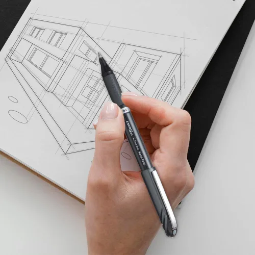 Miniatura 7 de Pentel ENER-GEL NV - Bolígrafo de gel líquido, 0.039 in, barril, tinta negra, caja de 12 unidades (BL30-A)