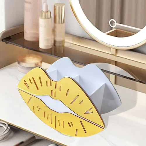 Miniatura 4 de Acrylic Makeup Brush Holder Organizer Decorative Makeup Organizer for Dressing Table Bathroom Countertop Vanity, Gold