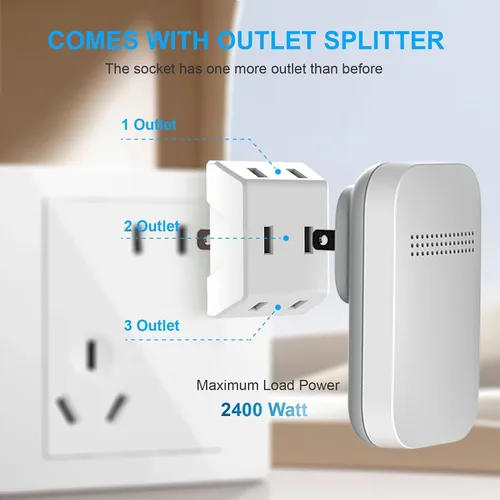 Miniatura 3 de Timbre inalámbrico – Timbre de puerta autoalimentado, no requiere batería para el hogar, botón enchufable, timbre de puerta inalámbrico impermeable