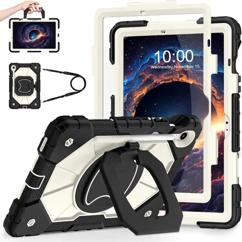 Miniatura 31 de WESOROL Funda para Samsung Galaxy Tab S10 Lite/S10 FE/S9 FE/S9 10.9/11 pulgadas (2025/2023), Funda para Tableta Galaxy Tab S9 a prueba de golpes