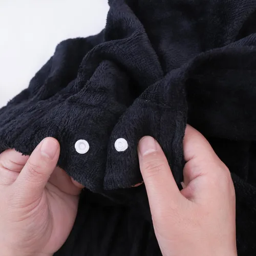 Miniatura 8 de Super Absorbent Quick Dry Spa Bath Wrap Shower Skirt and Hair Drying Turban - 2pc Set (One-Size, Black)