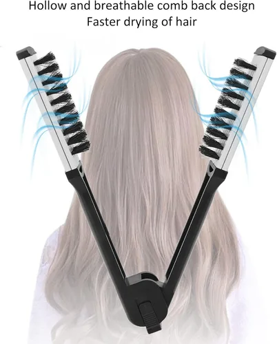 Miniatura 3 de Sorandy Peine alisador, alisador de cabello, cuidado efectivo del cabello para el hogar, cepillo alisador de cabello hueco transpirable con cepillos