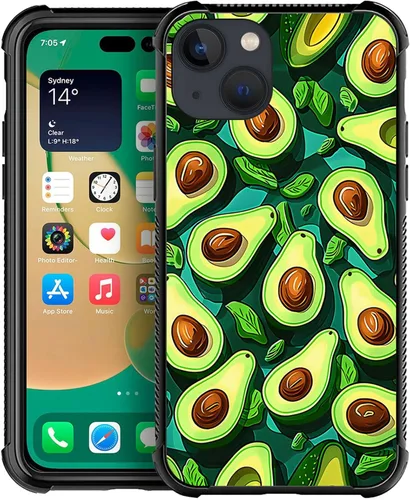 Miniatura 23 de ZHEGAILIAN Funda compatible con iPhone 13, fundas de cristal de color caballo de baile, parte trasera de vidrio templado+funda protectora