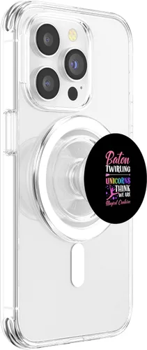 Miniatura 3 de Baton Twirling. Majorette Baton Twirler PopSockets MagSafe PopGrip for iPhone