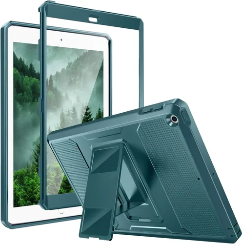 Miniatura 17 de MoKo Funda Compatible con iPad 9.7 de 2018/2017 6ª/5ª Generación - [Resistente] Funda Híbrida Protectora de Cuerpo Completo a Prueba de Golpes