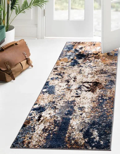 Miniatura 54 de Keen Home Design Alfombras de Pasillo - 2x8 que no desprenden pelusa, alfombra abstracta para cocina, sala de estar, dormitorio, comedor, entrada