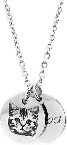 Miniatura 11 de Regalos personalizados para mascotas Collar conmemorativo de gato Joyería personalizada para mascotas Perro Mamá Joyería conmemorativa Retrato