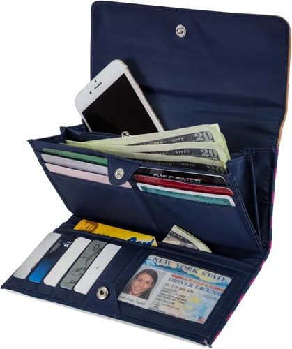 Miniatura 2 de Nautica Perfect Carry-All Money Manager - Cartera con bloqueo RFID para mujer
