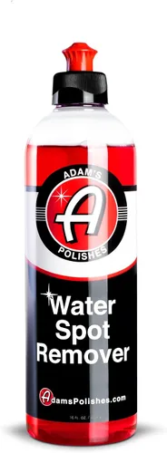 Adam's Polishes Removedor de manchas de agua - Quitamanchas de agua dura para vidrio, puertas de ducha, pintura, ventanas, detallado de automóviles