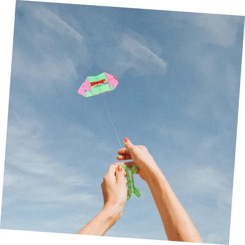 Miniatura 4 de Homoyoyo Diversión al aire libre deportes hexágono cometa flor juguete cometa para niños y niñas adultos tela segura fibra de vidrio construcción al