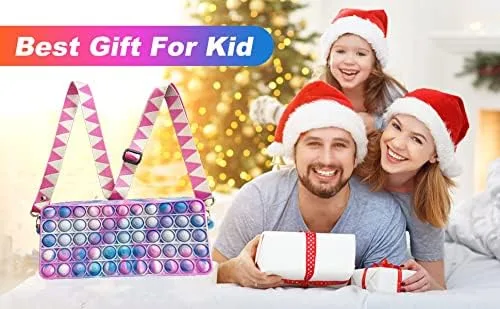 Miniatura 5 de Bolsa estilo pop it para niñas y mujeres bolso cruzado tipo juguete sensorial para ansiedad el mejor regalo para mujeres Camouflage B