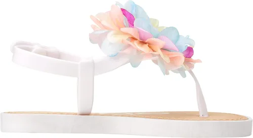 Miniatura 4 de bebe Sandalias para niña Sandalias con hebilla a presión para niños pequeños con flor de gasa Sandalias lindas para niñas (bebéniña pequeña)