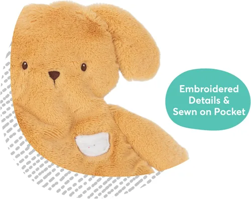 Miniatura 4 de GUND Baby Oh So Snuggly Puppy Lovey, manta de felpa suave de primera calidad para bebés y recién nacidos, color amarillo caramelo Manta para recién