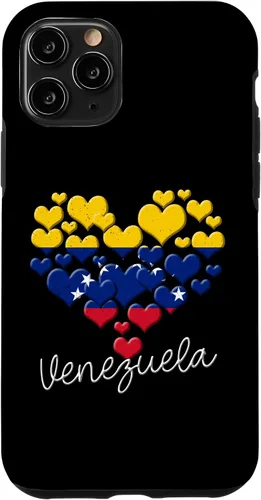 Miniatura 29 de Funda para iPhone 17 con diseño de corazón hispano con bandera venezolana con orgullo de Venezuela