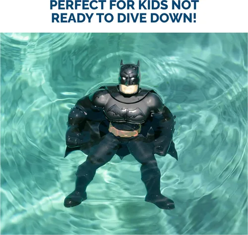 Miniatura 5 de SwimWays DC Batman - Figuras flotantes, accesorios de piscina y juguetes de piscina para niños, suministros de fiesta de Batman y juguetes acuáticos