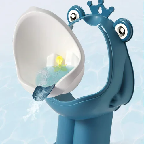 Miniatura 4 de Orinario de entrenamiento para orinario para niños pequeños, entrenador de orina para baño, divertido entrenamiento para bebés (azul DEEP)