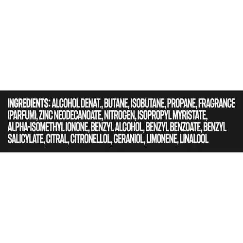 Miniatura 7 de AXE Body Spray 4 unidades, color negro, 48 horas, sin aluminio fresco, 2.9 onzas