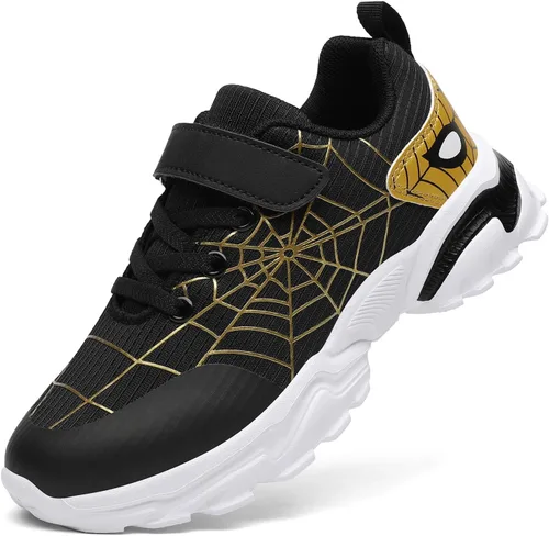 Wolidio Zapatos deportivos ligeros para niños y niñas pequeños y grandes, transpirables, deportivas, atléticas, para entrenamiento cruzado