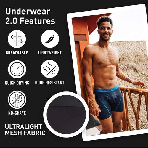 Miniatura 3 de ExOfficio Men's Give-N-Go Sport 2.0 Boxer Brief 9