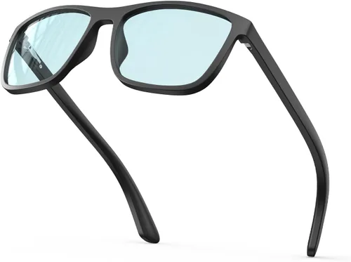 Miniatura 6 de B BLOOMOAK Gafas de conducción nocturna transparentes, lentes de visión nocturna antirreflejos con revestimiento AR, lentes de policarbonato ligeros