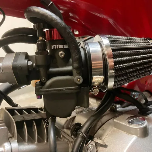 Miniatura 7 de Carburador NIBBI PE22mm, Compatible con motores de motocicleta de brida de 125cc 130cc 140cc, con jet piloto principal, compatible con Apollo RFZ125