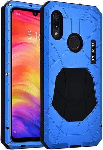 Miniatura 12 de DAYJOY Funda de aluminio compatible con Xiaomi Redmi Note 7/7 Pro, material de metal de alta calidad + silicona, a prueba de golpes, a prueba