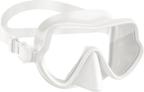 Miniatura 11 de W WSTOO Máscara de esnórquel antivaho antifugas, máscara de buceo panorámica, máscara de natación inastillable de vidrio templado, gafas de natación